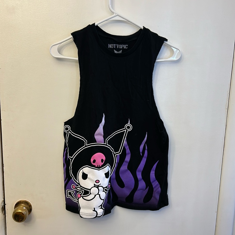 Hot Topic Kuromi Women’s Tank Top Black Size Small